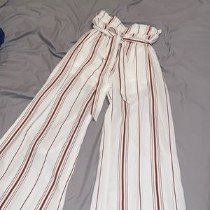 Fashion Nova pants with tie belt